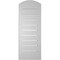 Ekena Millwork Arch Top Surface Mount PVC Gable Vent: Non-Functional, w/2"W x 1-1/2"P Brickmould Frame, 12"W x 30"H GVPAR12X3002SN - alternate 3